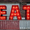 Promote your restaurant with marquee letters